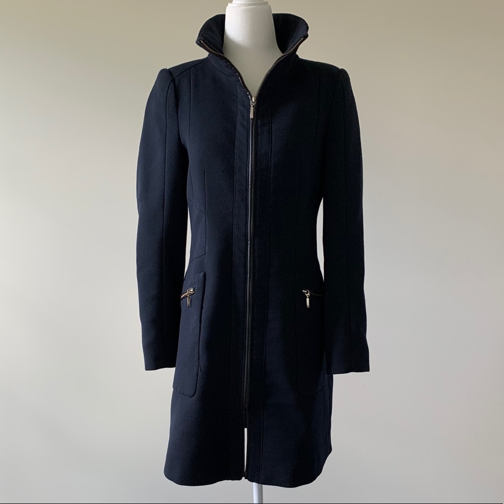Zara navy coat